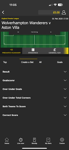 BetGoodwin Create Bet (Build a Bet)