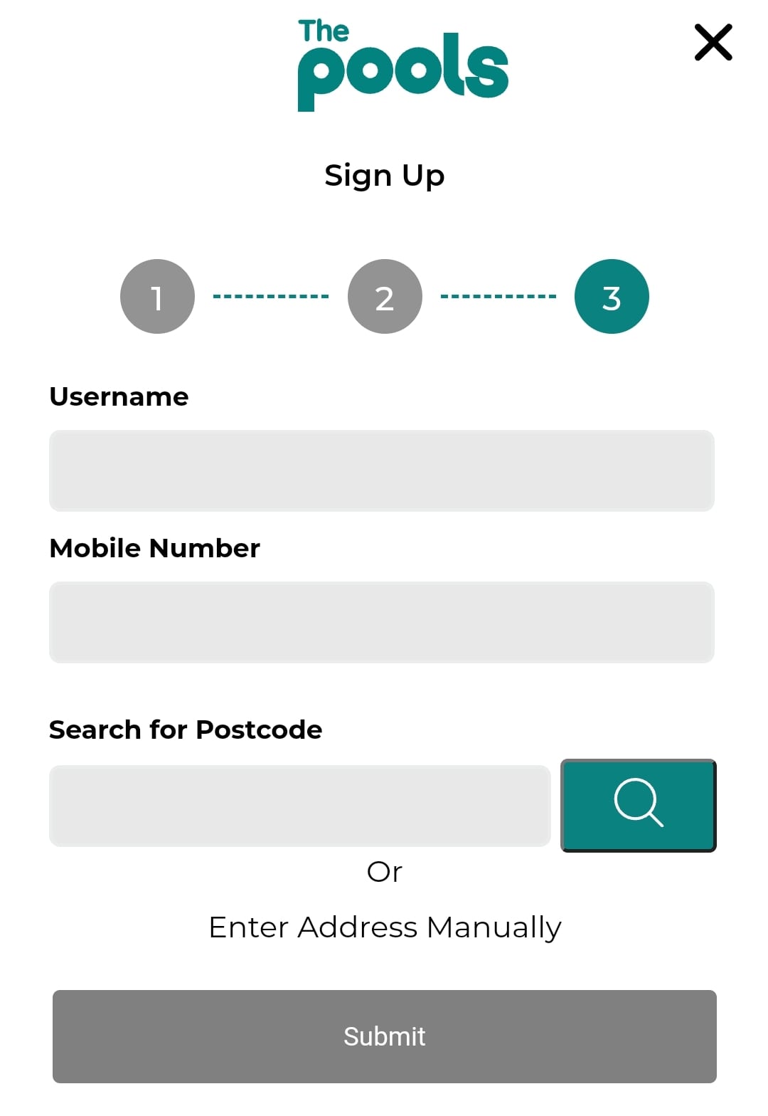 The Pools Registration 3