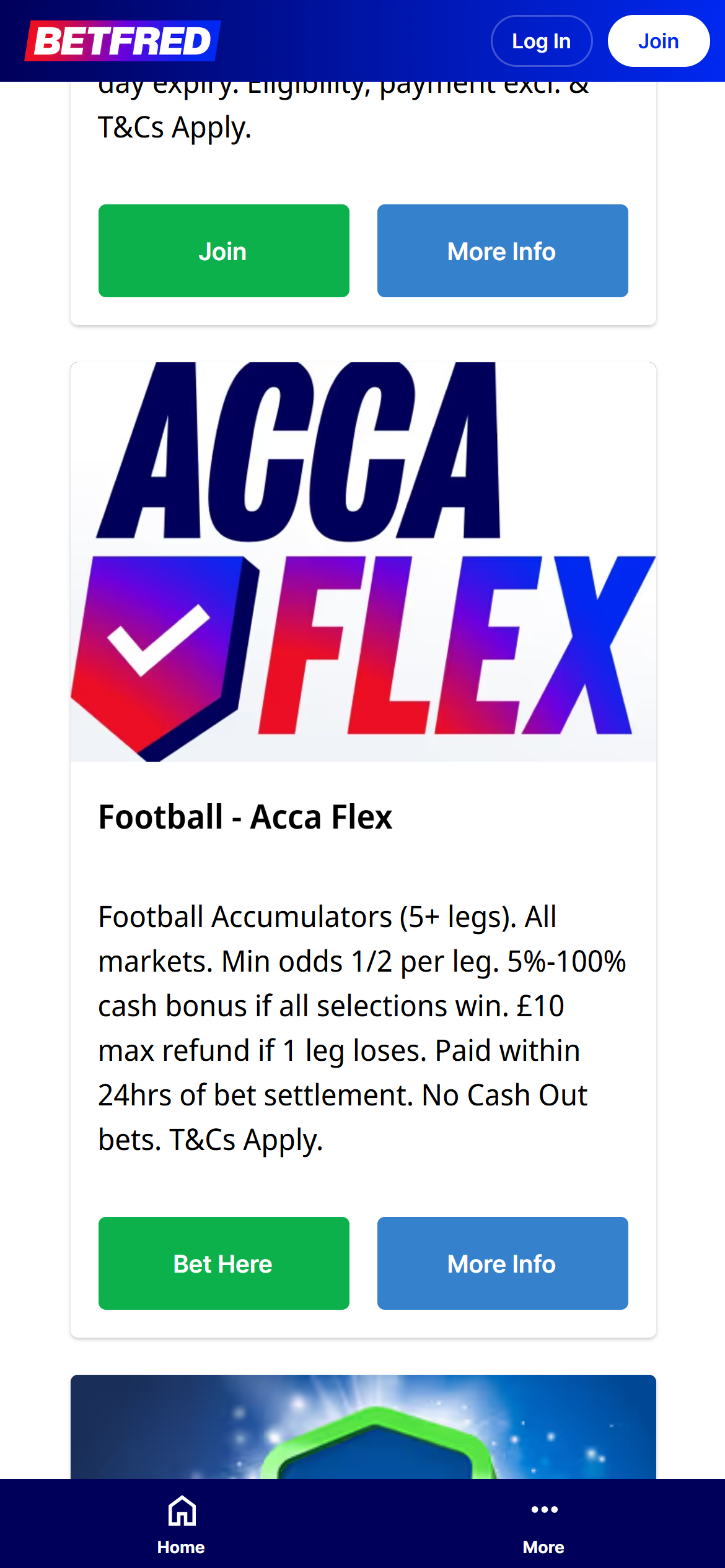 Betfred acca flex