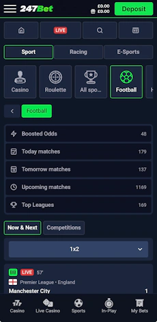 247bet app sportsbook list