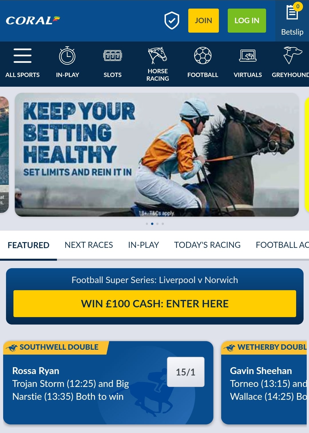 Coral Sportsbook
