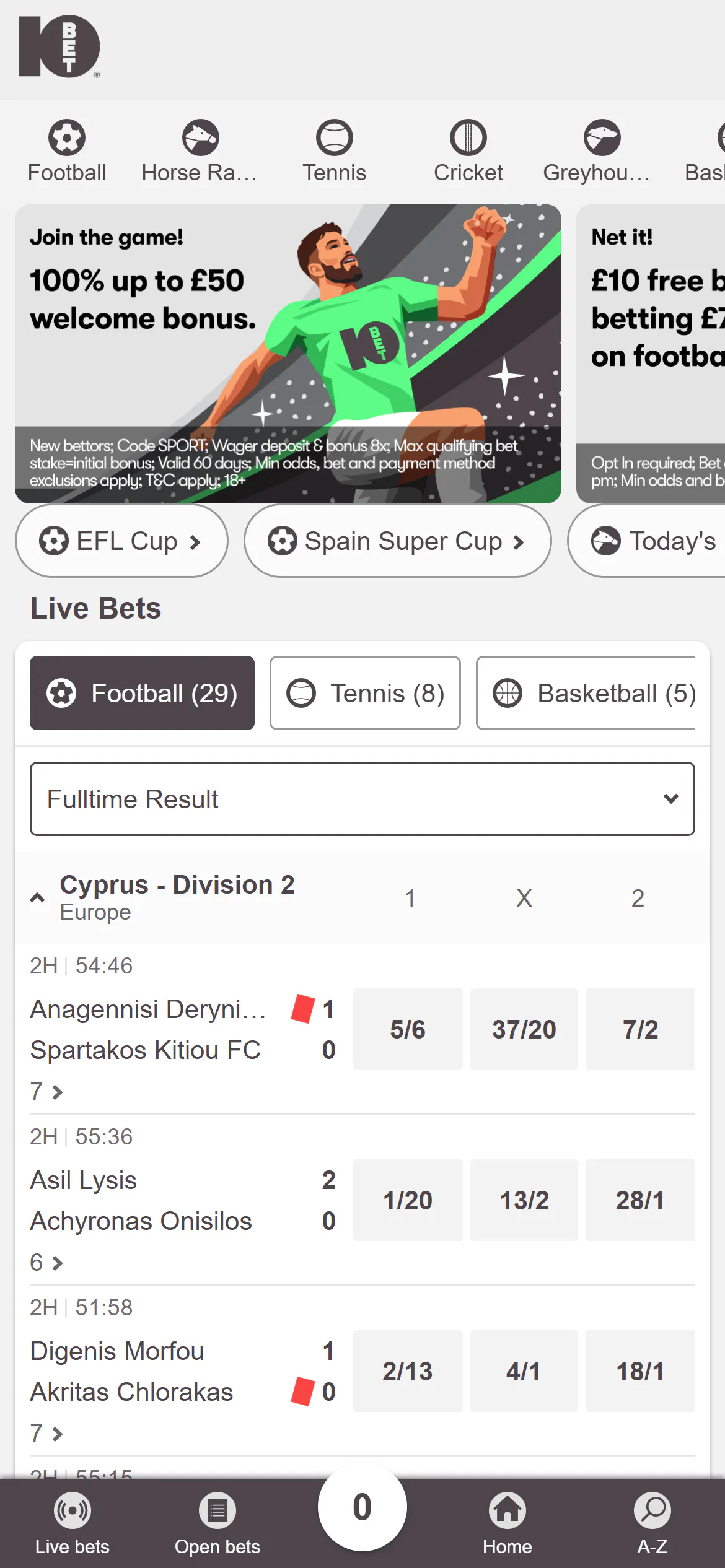 10bet sportsbook