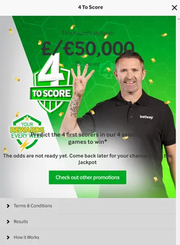Betway 4 To Score