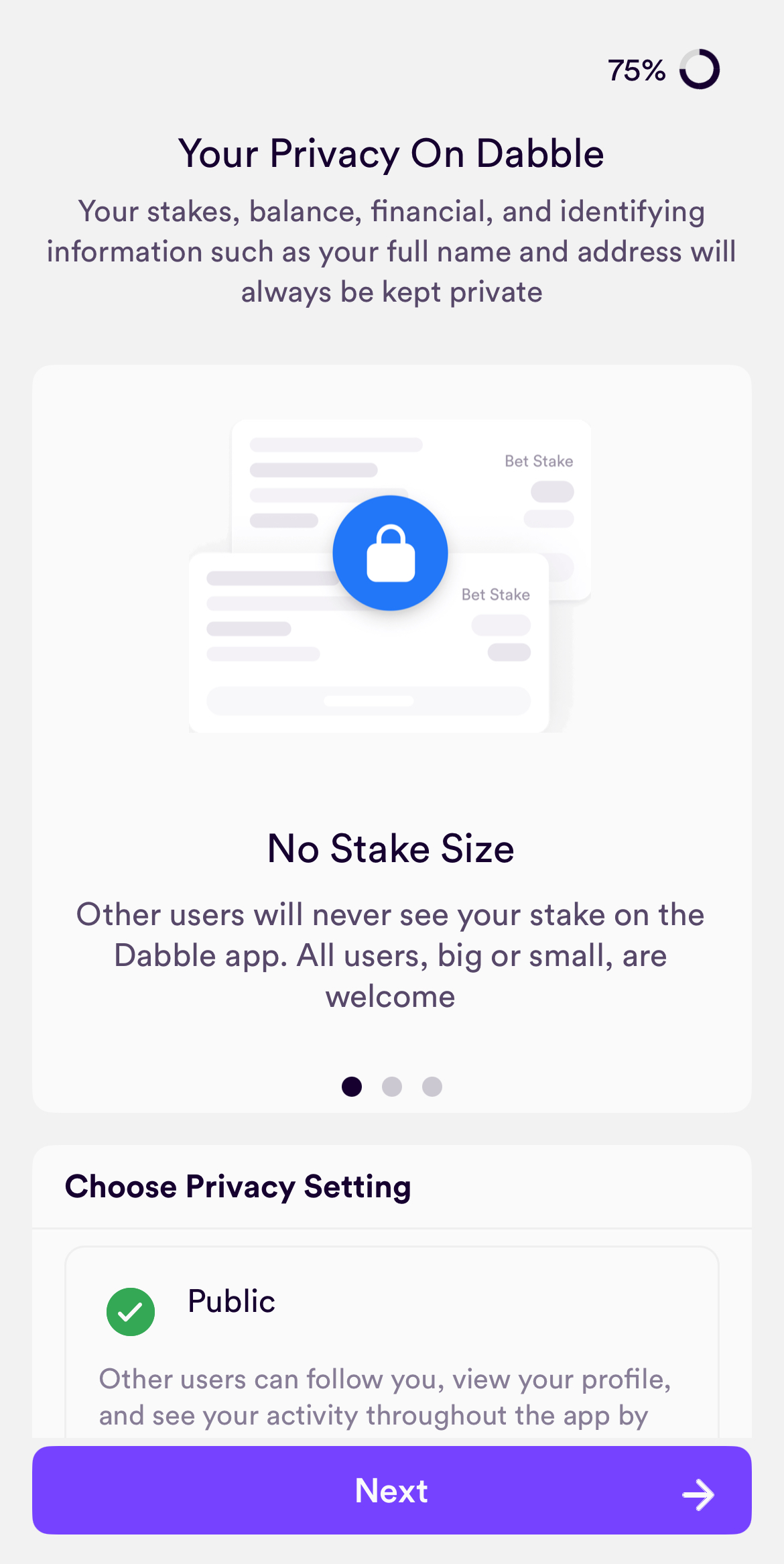 Dabble Privacy