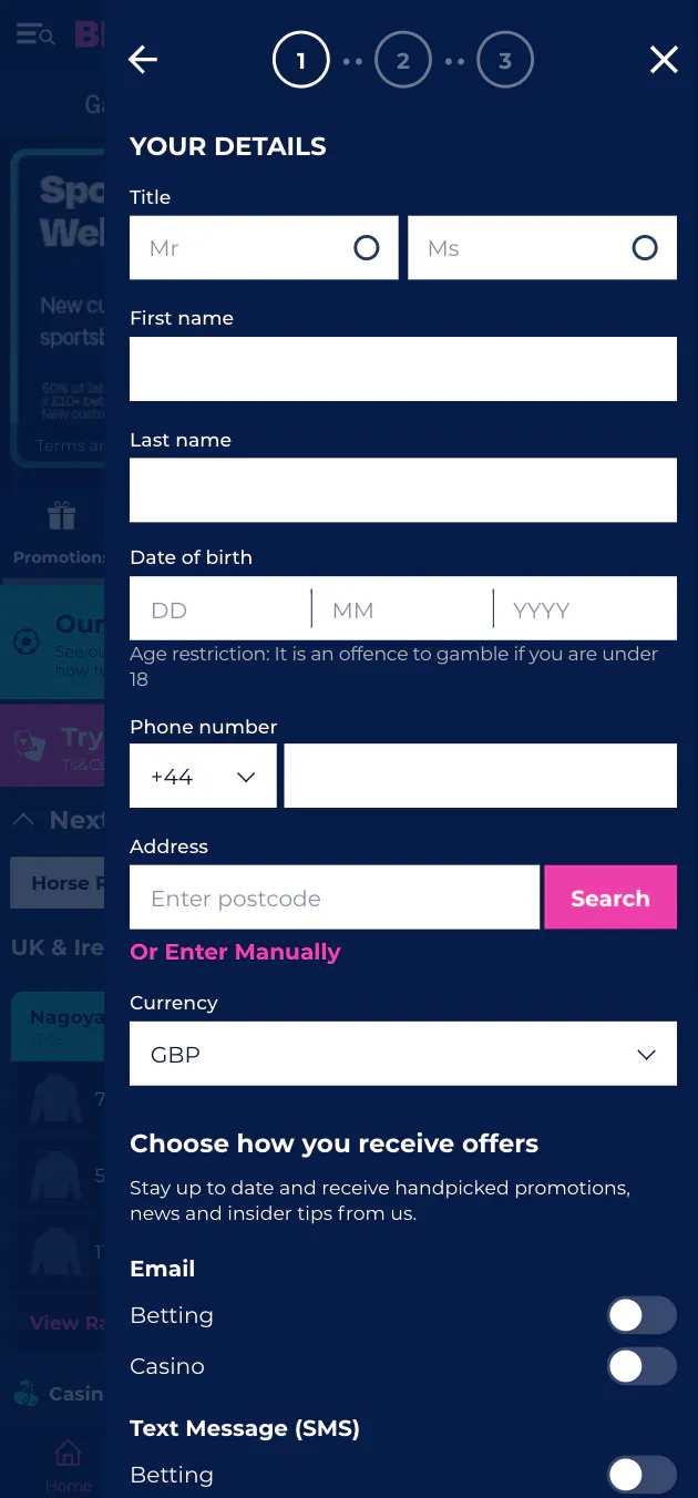 BresBet Sign Up 3