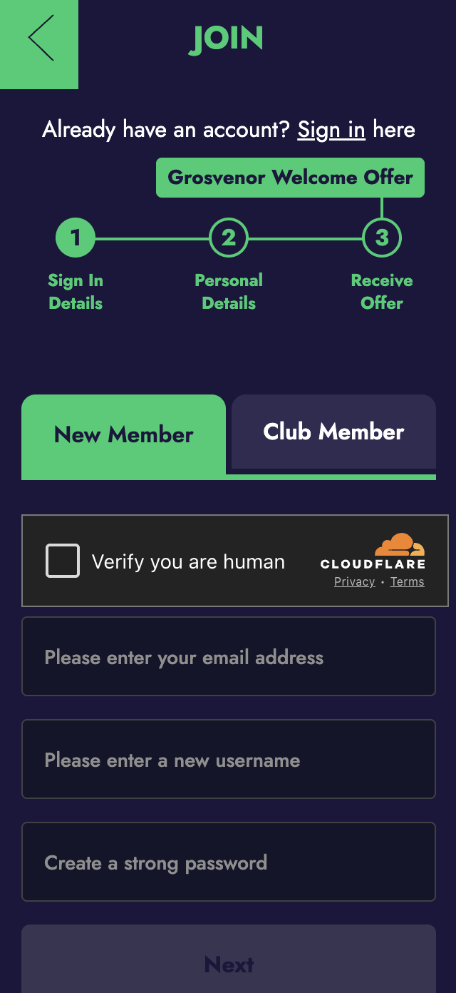 Grosvenor Sign Up 2