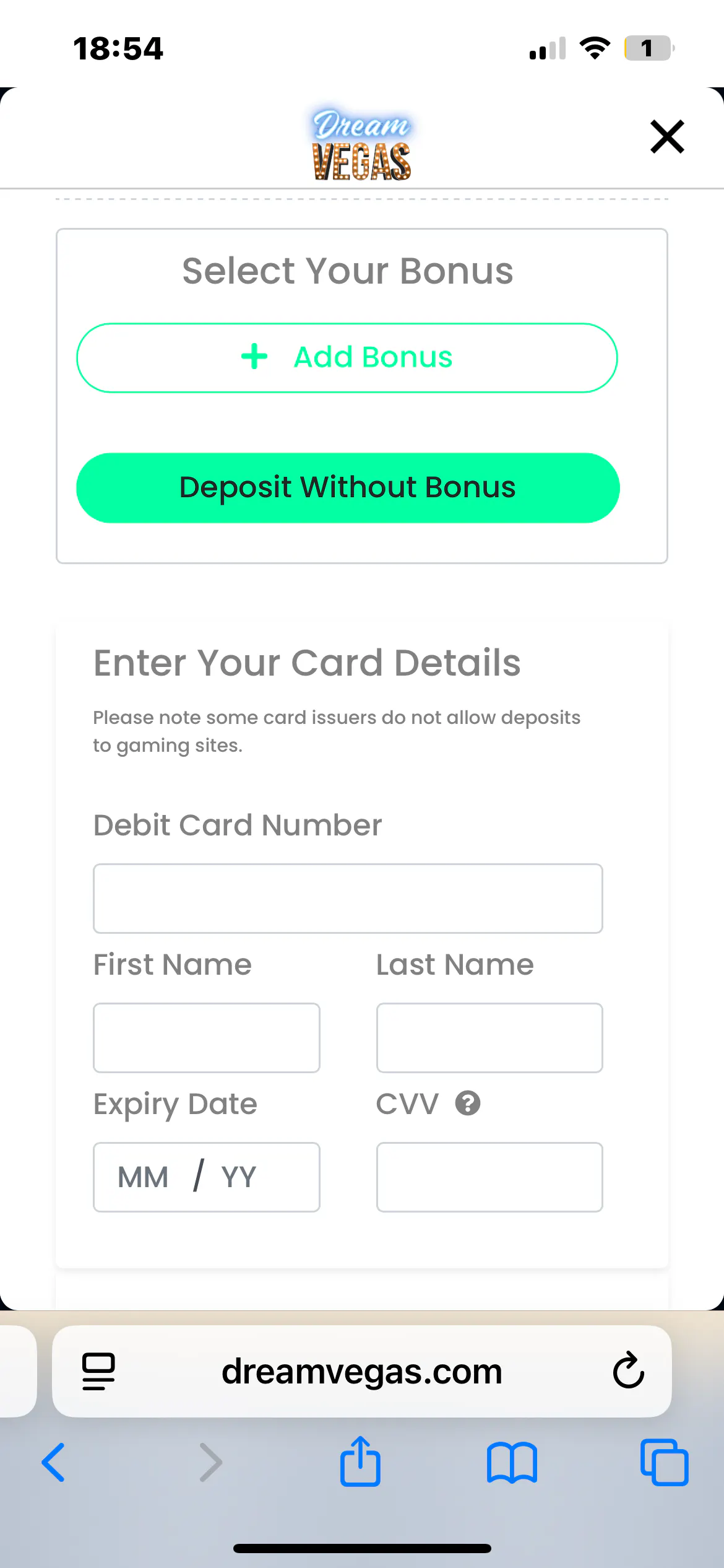 Dream Vegas Deposit Bonus.PNG