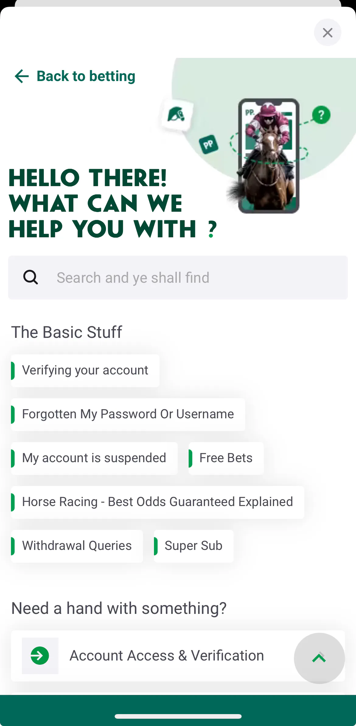 Paddy Power Customer Support