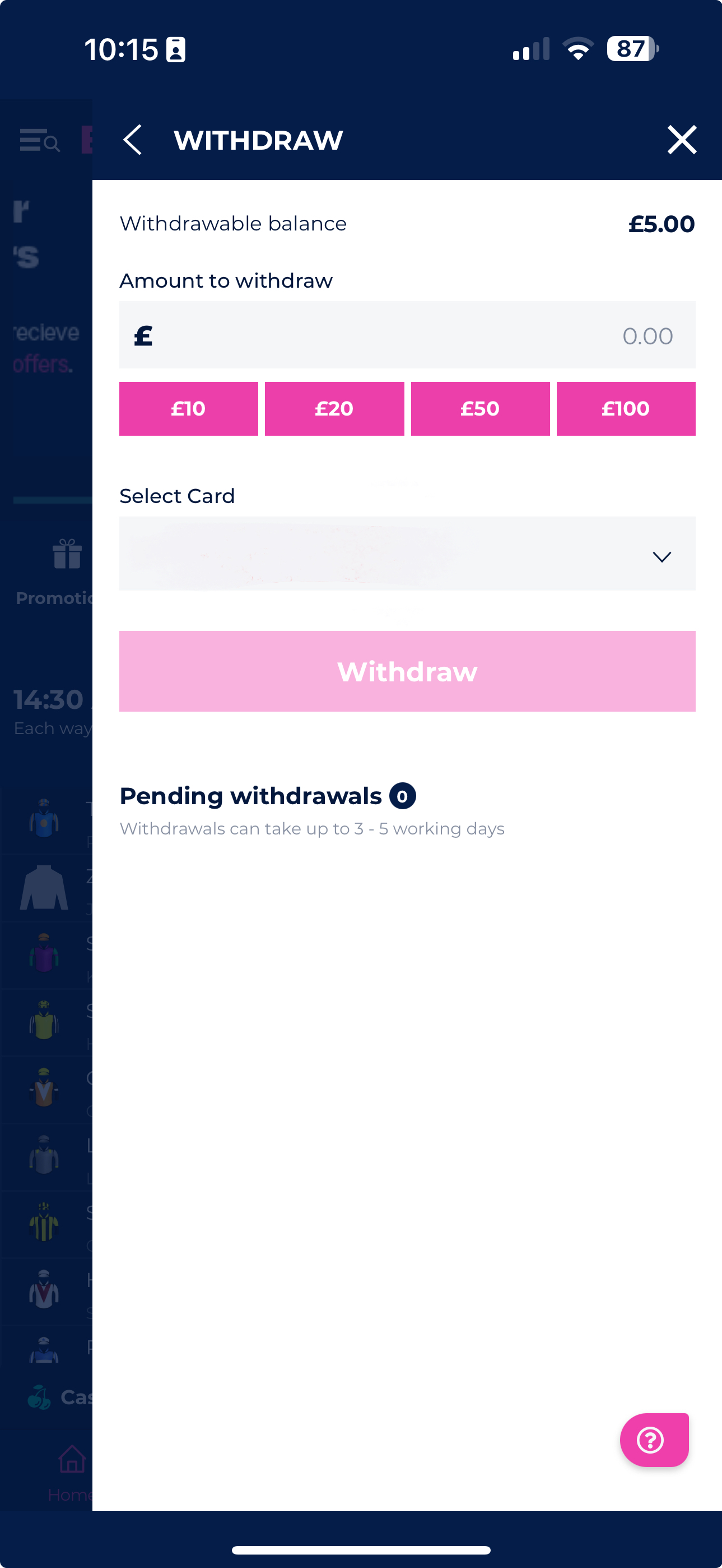 BresBet Withdraw 1