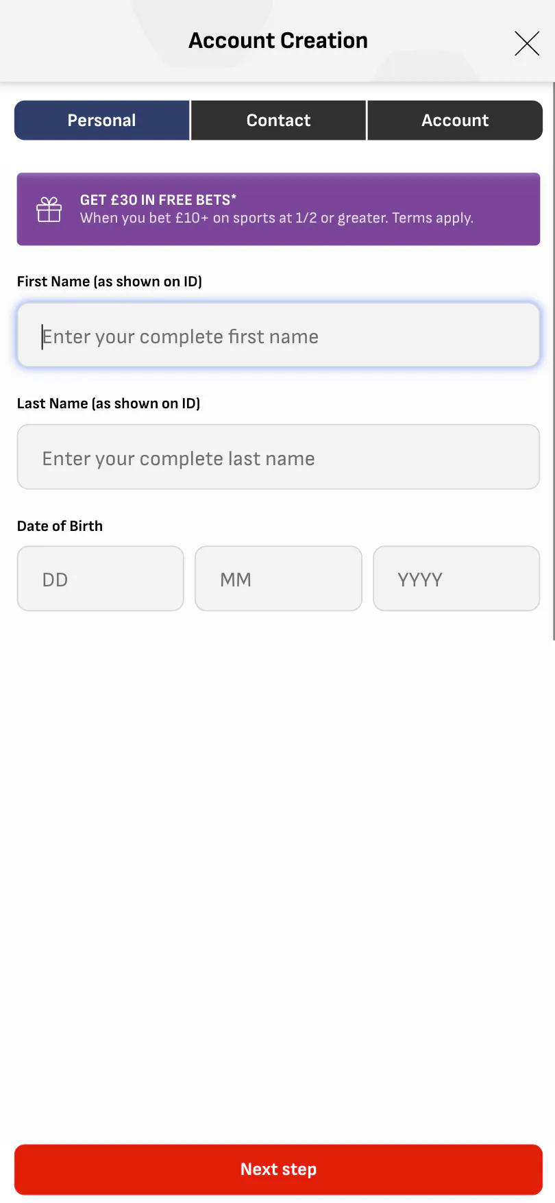Virgin Bet Sign Up Promotion 2