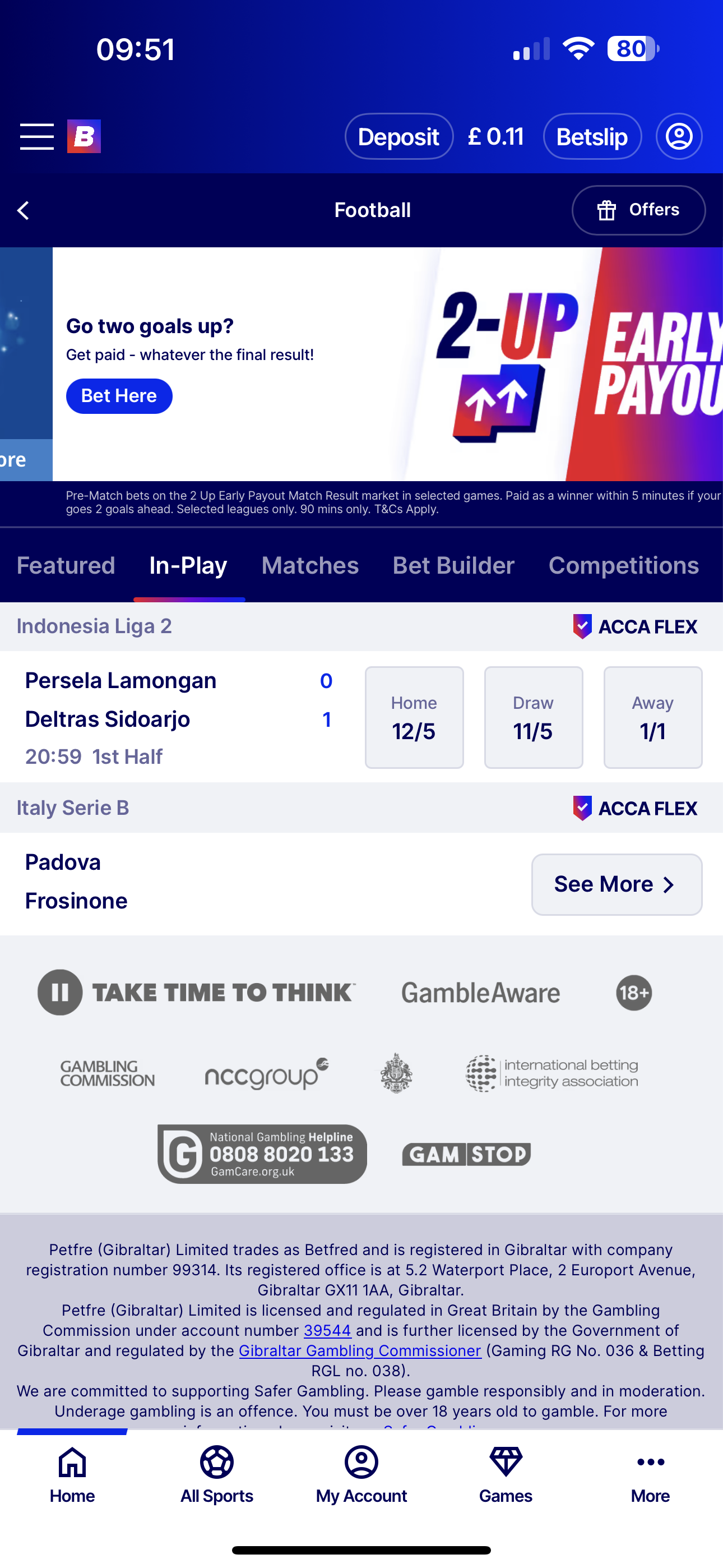 Betfred Football