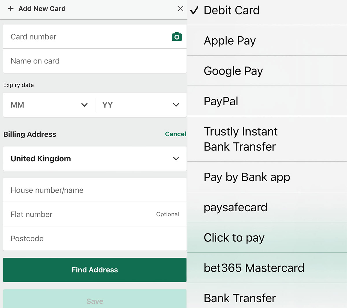 bet365 deposit 2