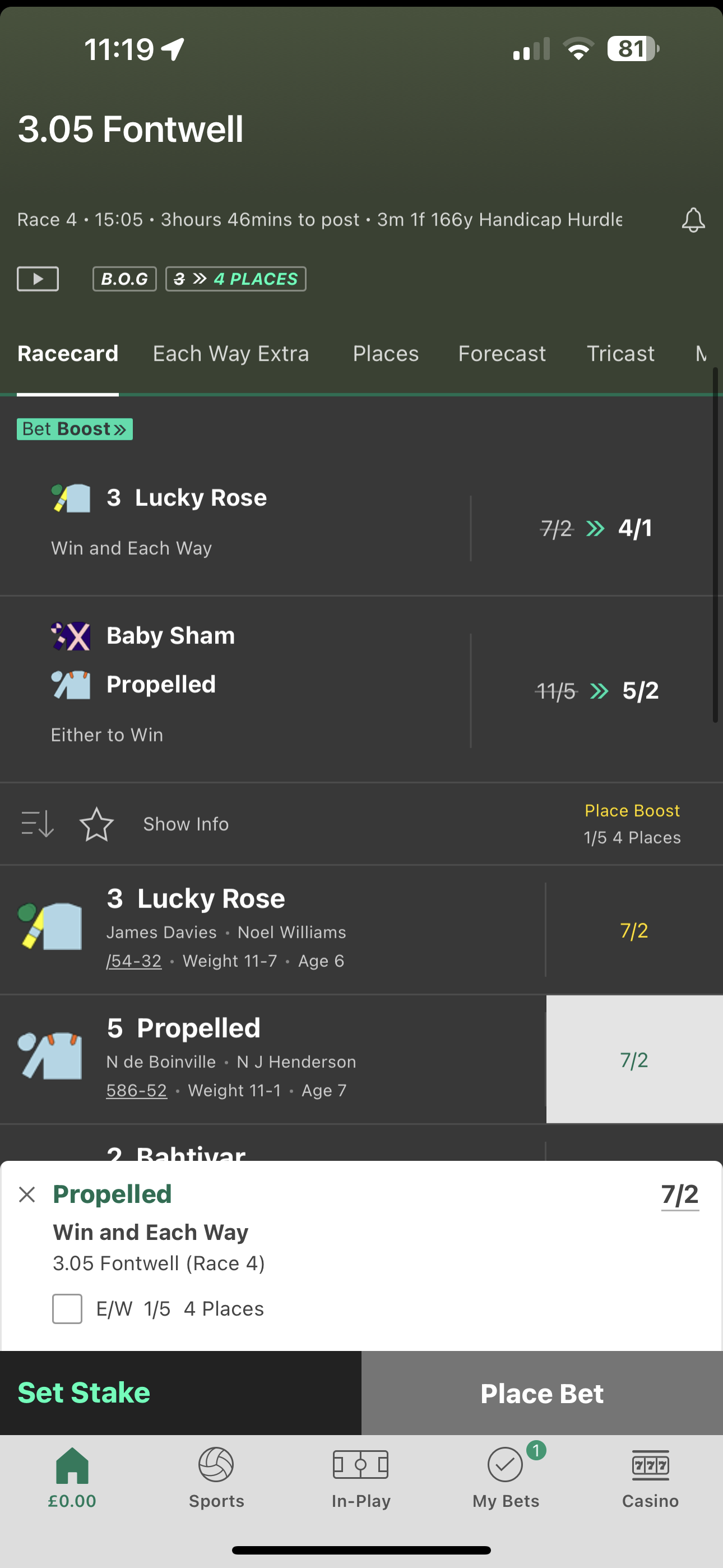 Bet365 BOG